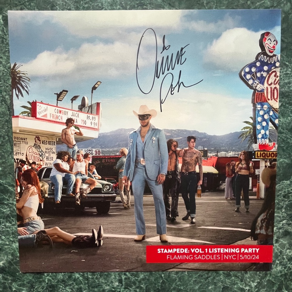 Orville Peck SIGNED Stampede
Listening Party Poster